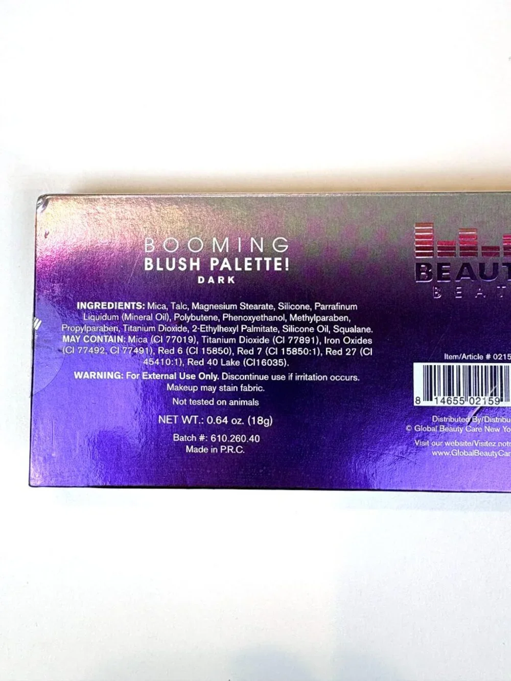 Beauty Beats Booming Blush Palette in the 